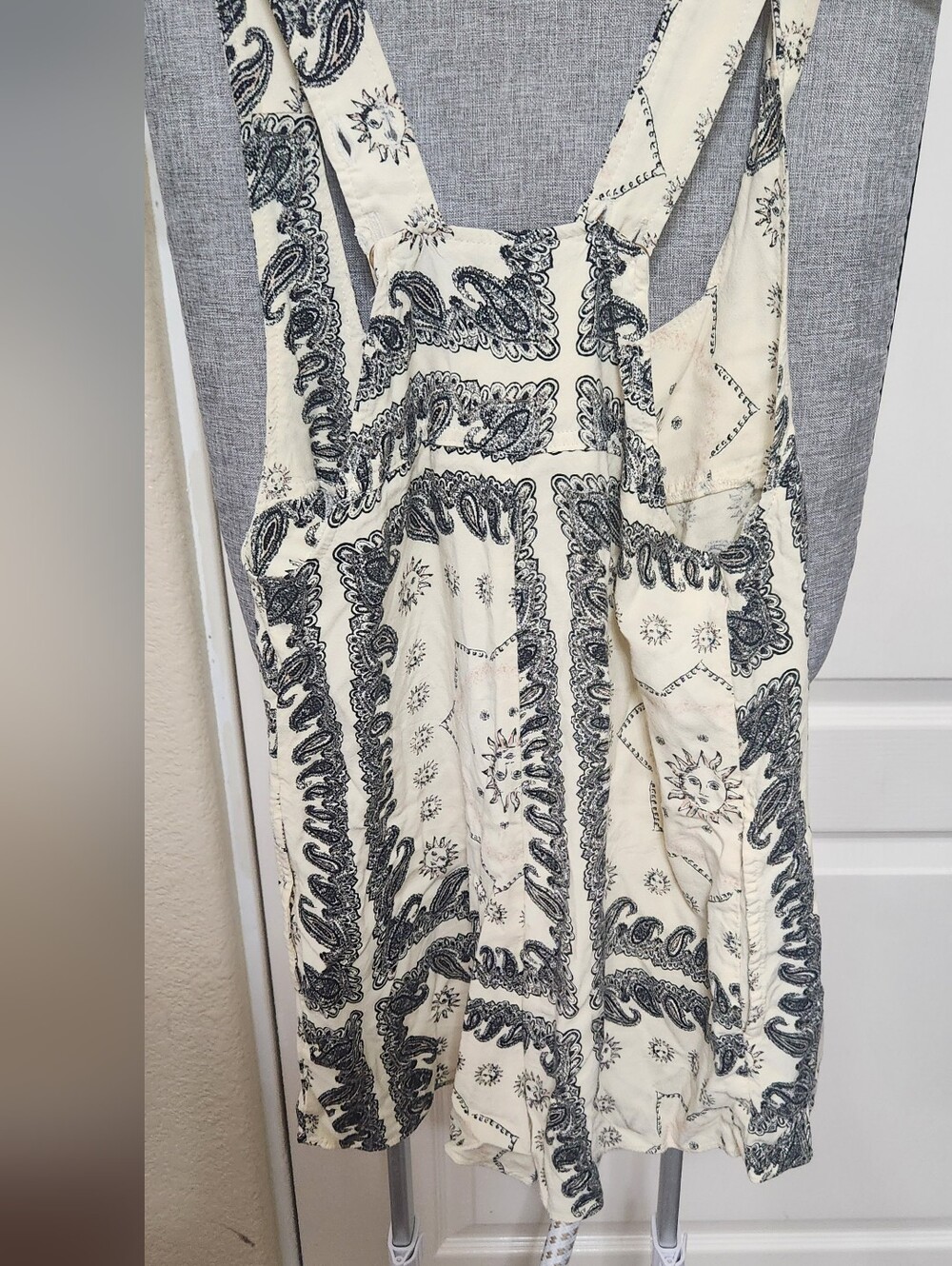 Urban Outfitter Pocket Posey Off White & Black Romper Size Small - Picture 6 of 8